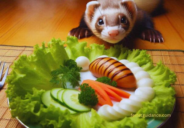 can ferrets eat lettuce?